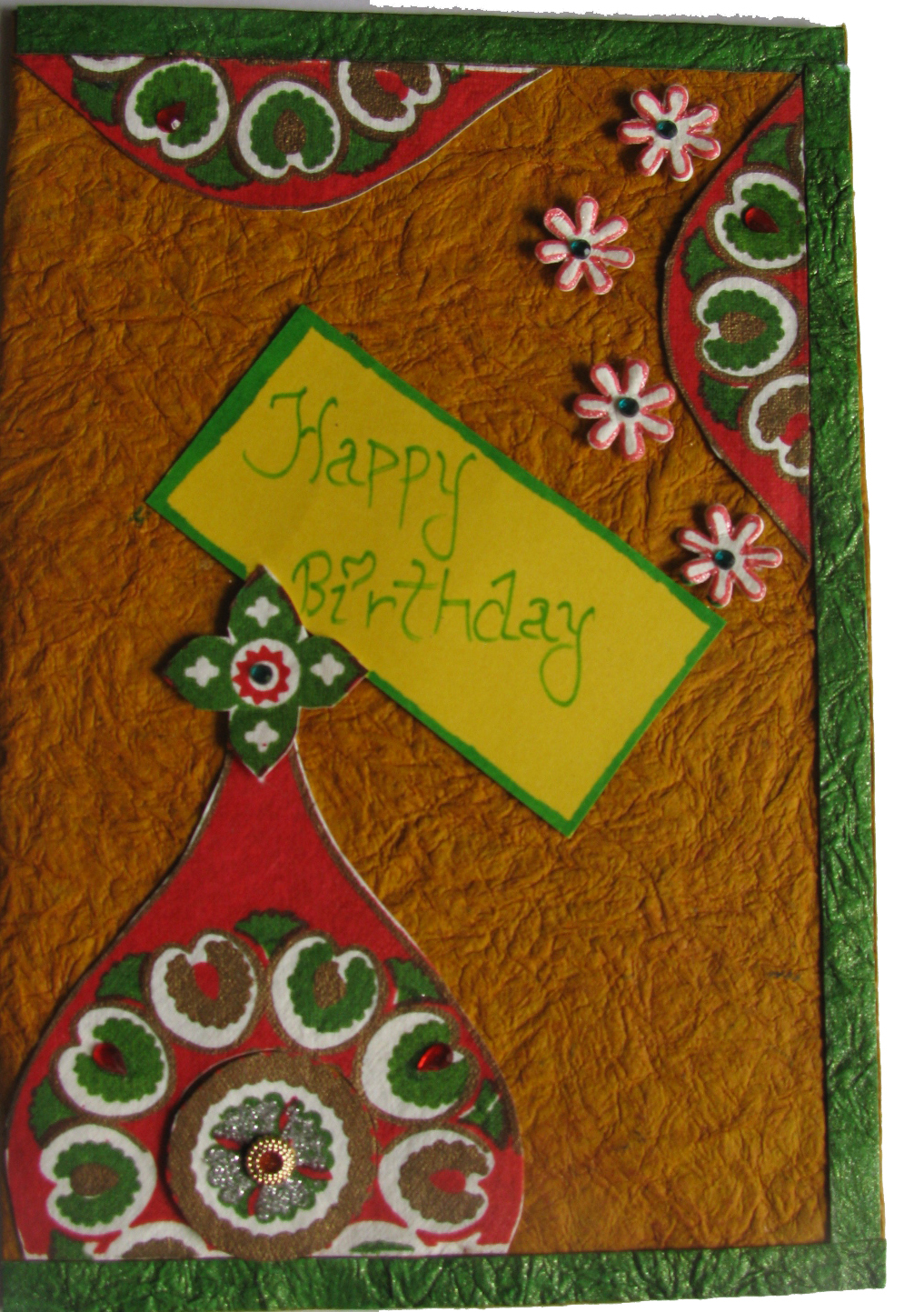 Floral Birthday Card in For Father