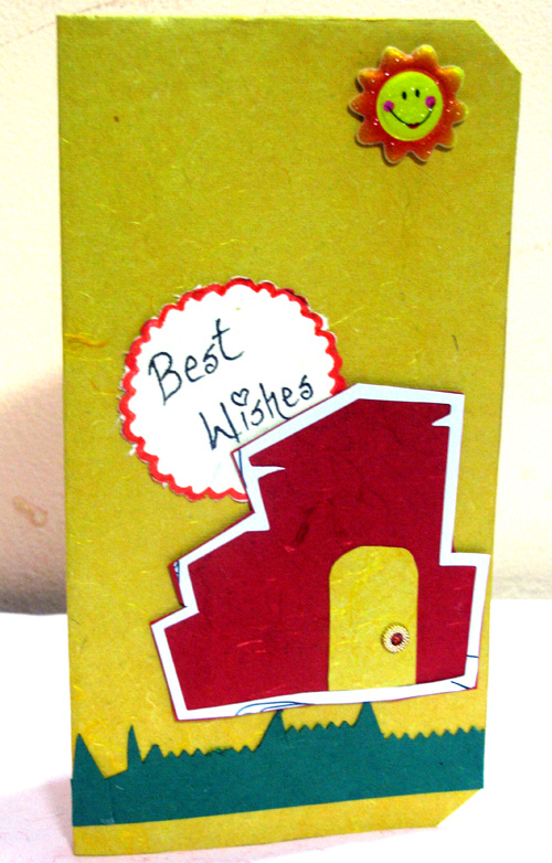 Smiley Best Wishes Card in For Kids