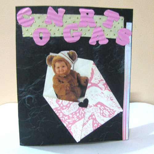 Congrats Envelope Card in For Kids