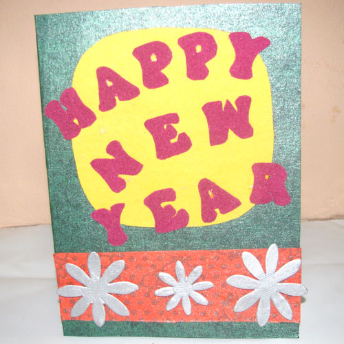 Happy New Year Card in New Year