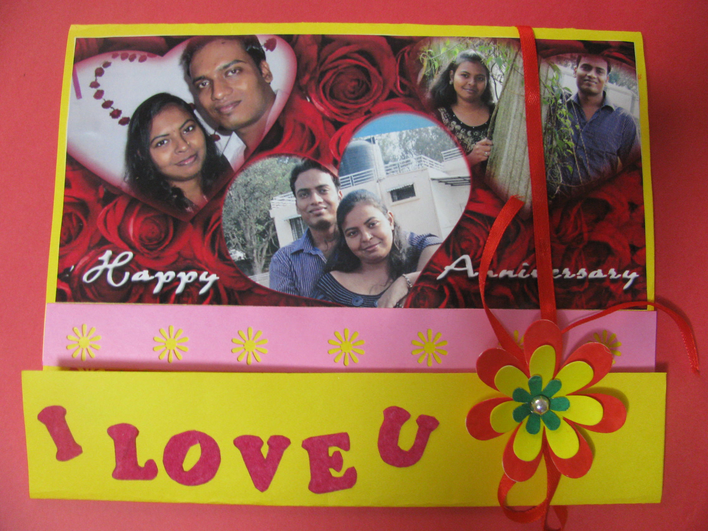 Personalized anniversary card in Valentine Cards