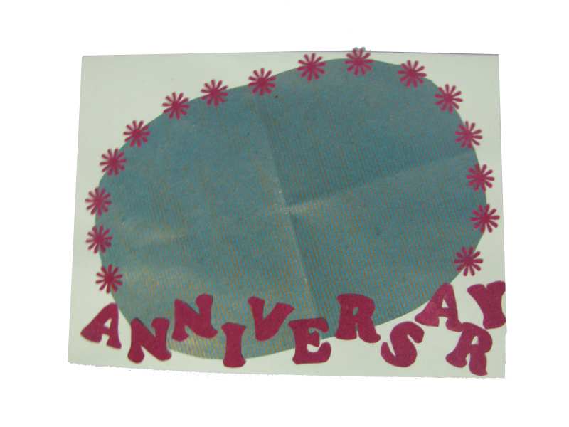 Anniversary Photo Card in For Couple
