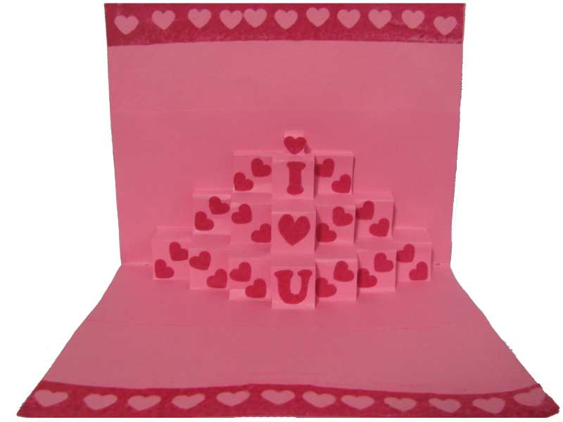 Love Pop Up card in Valentine Cards