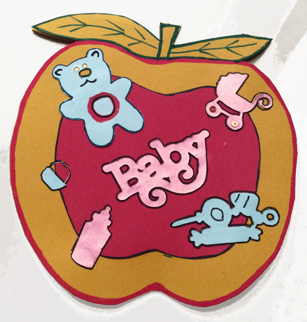 Handmade-Apple-Baby-Card