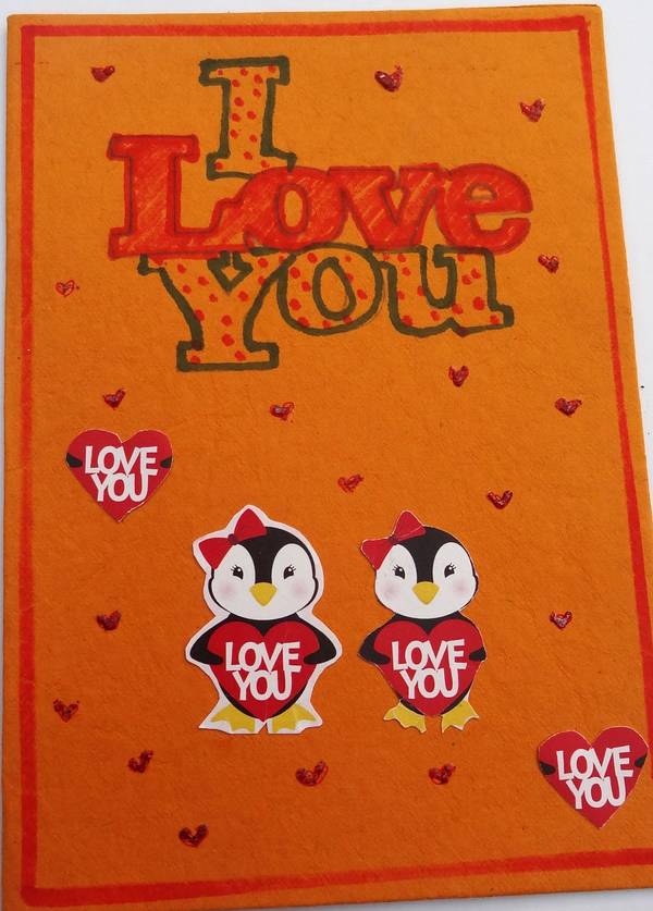 Buy_Penguin in love card - 1