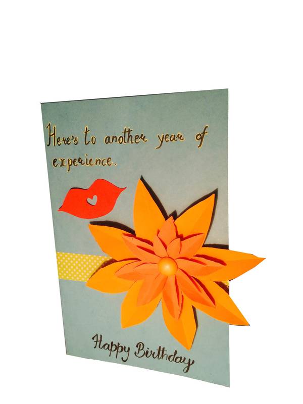 FLOWER BIRTHDAY CARD 2